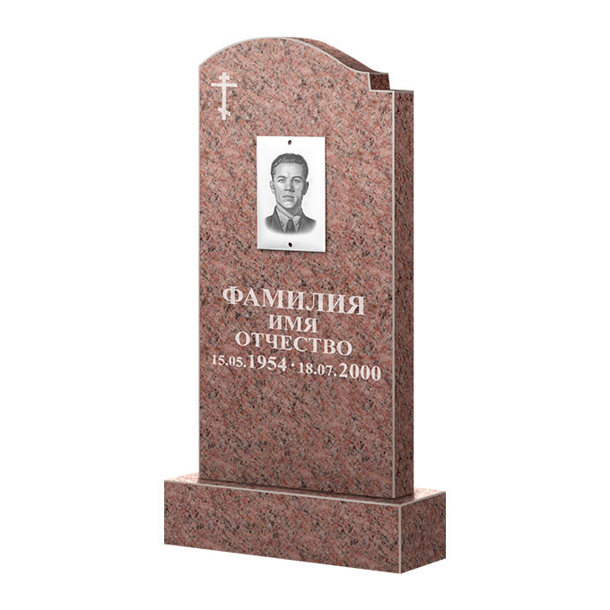 Гранитные памятники в Перми | Памятник из гранита Розалия Pink ФГЦ-25