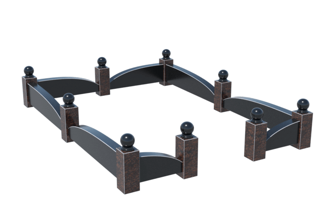 Цоколи на могилу в Перми | Цоколь на могилу №0044