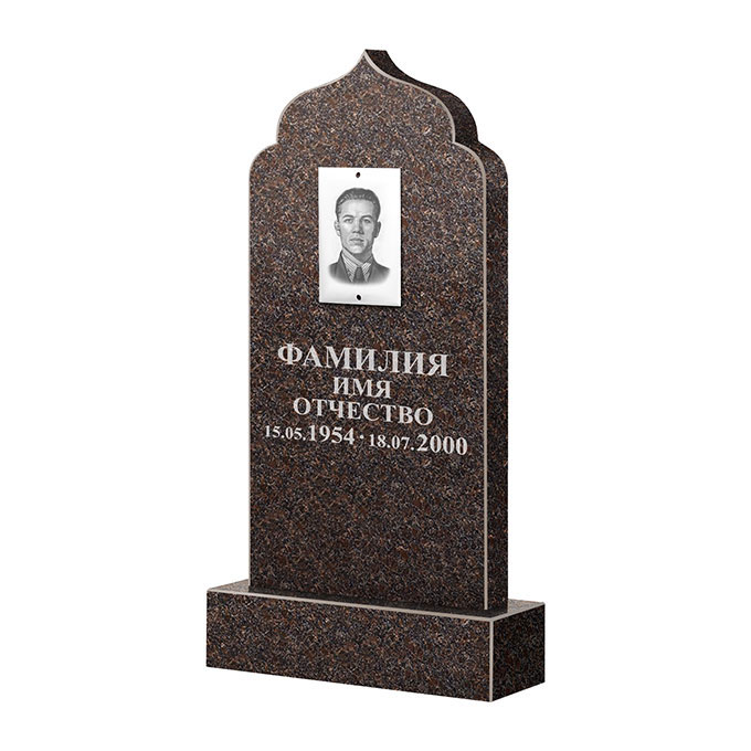Памятники из цветного гранита в Перми | Памятник из гранита Карел Brown ФГЦ-037