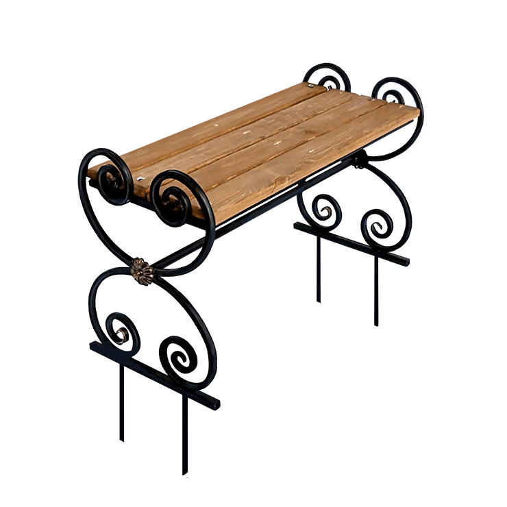 Кованые изделия в Перми | Кованая скамейка СТ.001