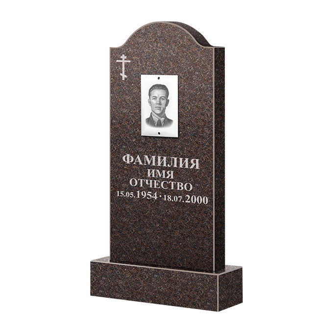Памятники из цветного гранита в Перми | Памятник из гранита Карел Brown ФГЦ-012
