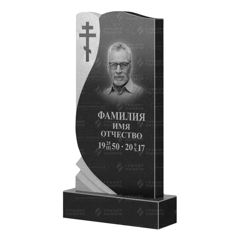 Памятники из гранита вертикальные в Перми | Гранитный памятник ФГ-169