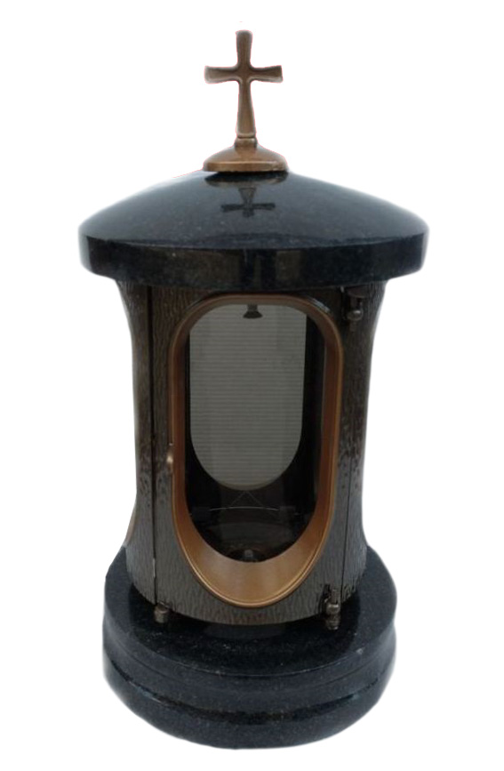 Лампадки из камня на могилу в Перми | Лампадка из гранита Габбро