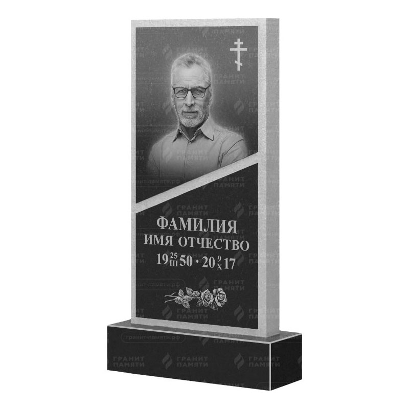 Памятники из гранита вертикальные в Перми | Гранитный памятник ФГ-164