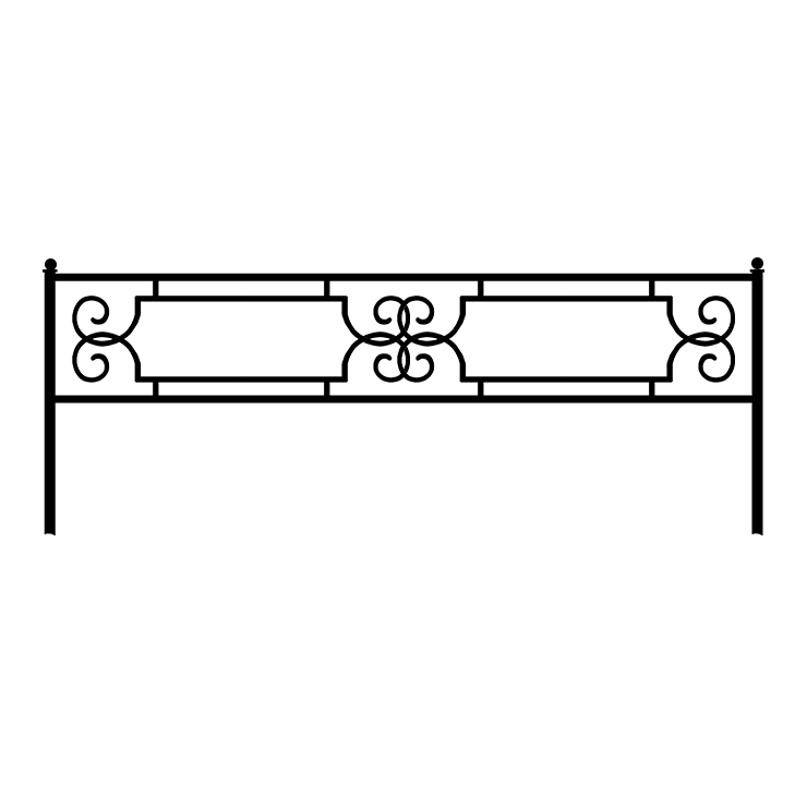 Кованые изделия в Перми | Кованая оградка ОГ.004