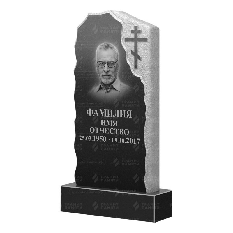 Памятники из гранита с обколом, скалы в Перми | Гранитный памятник ФГ-231