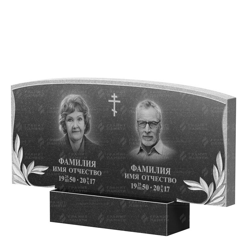 Памятники из гранита двойные в Перми | Двойной гранитный памятник ФГ-135