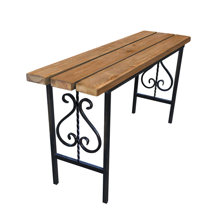 Кованые изделия в Перми | Кованая скамейка СТ.003