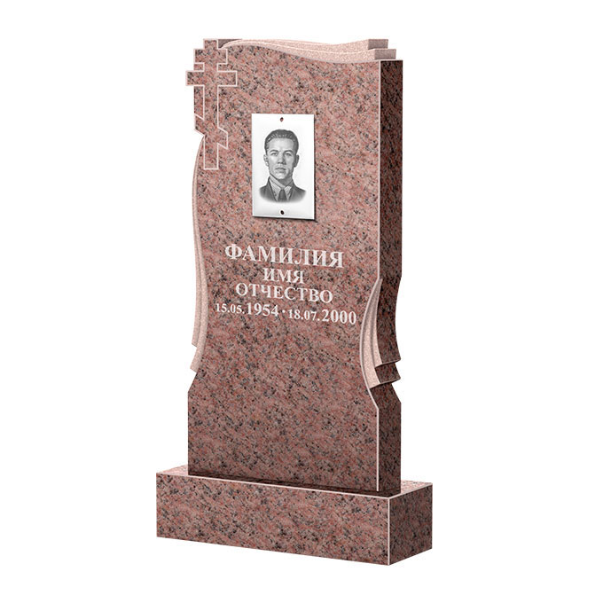 Гранитные памятники в Перми | Памятник из гранита Розалия Pink ФГЦ-185