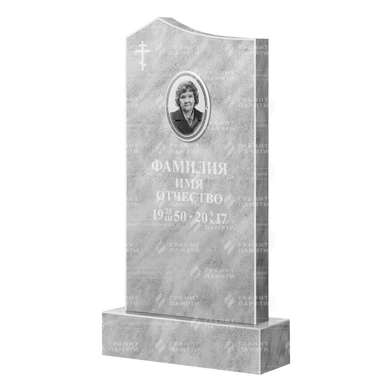 Бюджетные памятники в Перми | Мраморный памятник ФМ-008