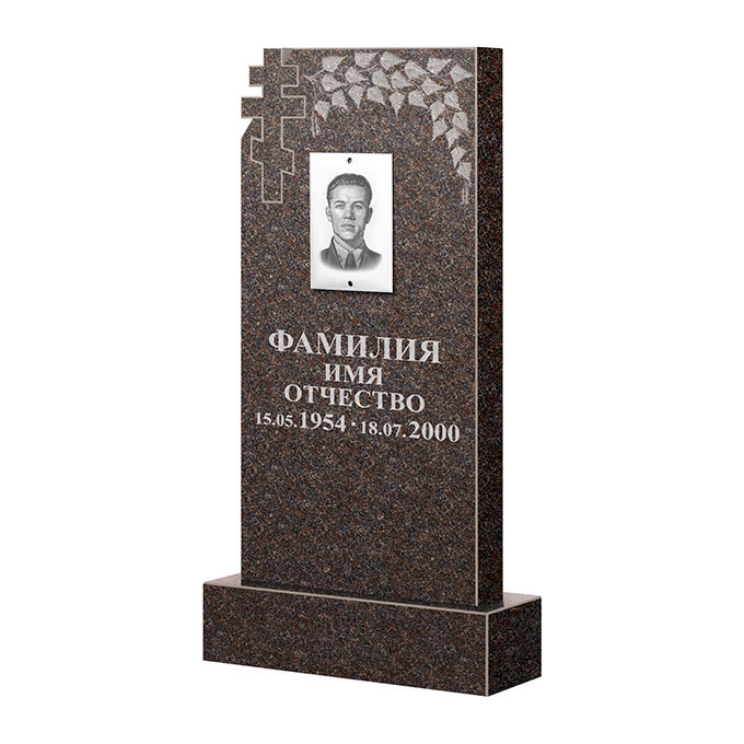 Гранитные памятники в Перми | Памятник из гранита Карел Brown ФГЦ-202