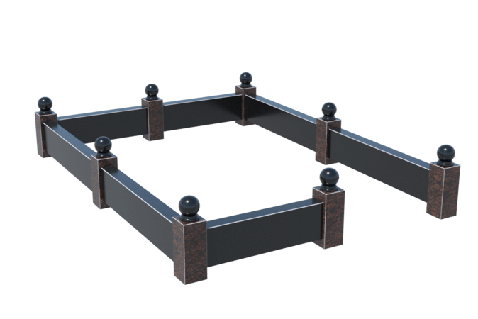 Цоколи на могилу в Перми | Цоколь на могилу №0035