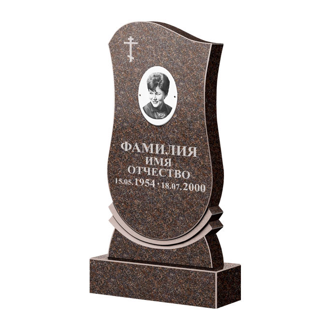 Гранитные памятники в Перми | Памятник из гранита Карел Brown ФГЦ-056