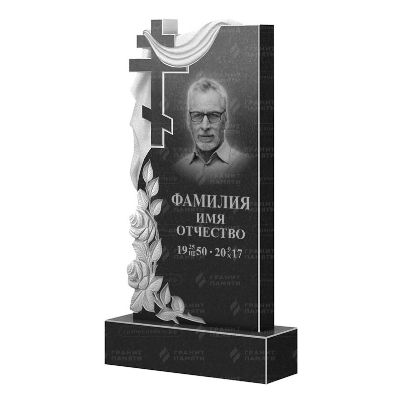 Памятники из гранита вертикальные в Перми | Гранитный памятник ФГ-189