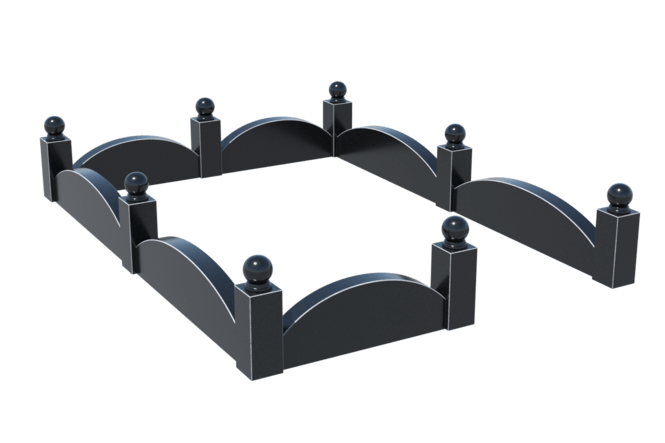 Цоколи на могилу в Перми | Цоколь на могилу №0002