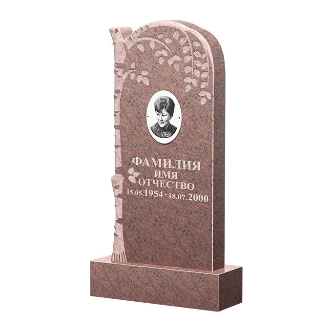 Гранитные памятники в Перми | Памятник из гранита Розалия Pink ФГЦ-091