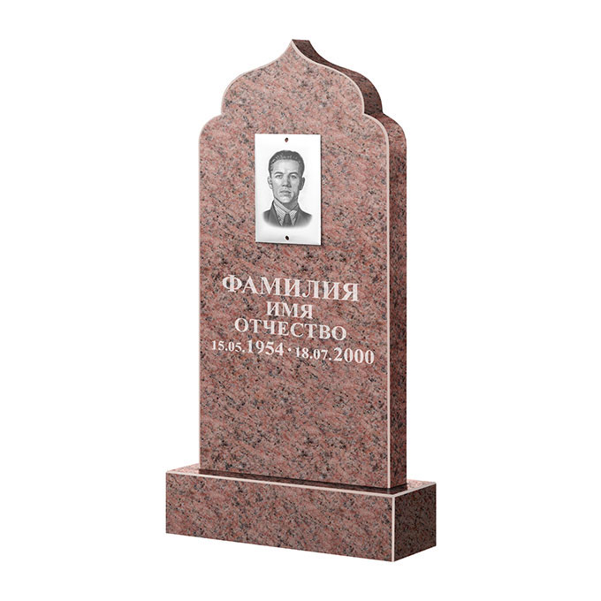 Гранитные памятники в Перми | Памятник из гранита Розалия Pink ФГЦ-037