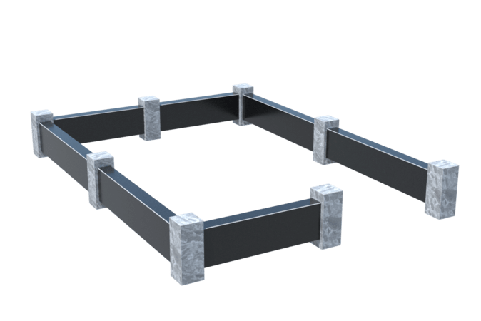 Цоколи на могилу в Перми | Цоколь на могилу №0032