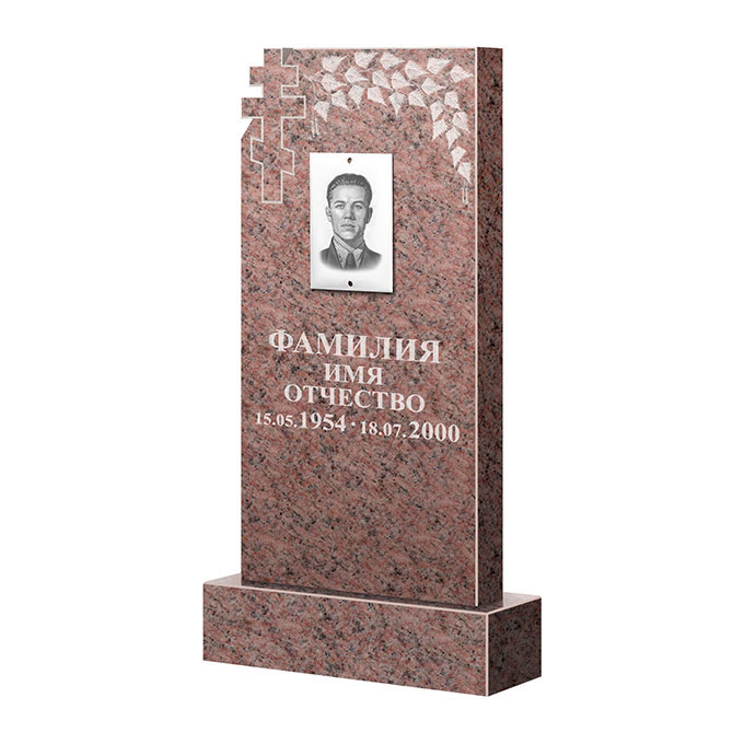 Гранитные памятники в Перми | Памятник из гранита Розалия Pink ФГЦ-202