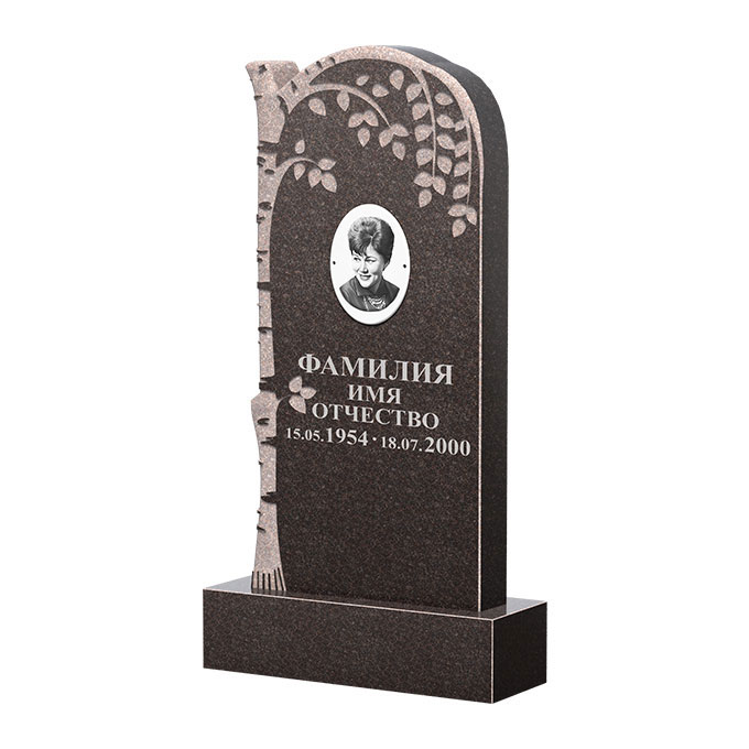 Гранитные памятники в Перми | Памятник из гранита Карел Brown ФГЦ-091