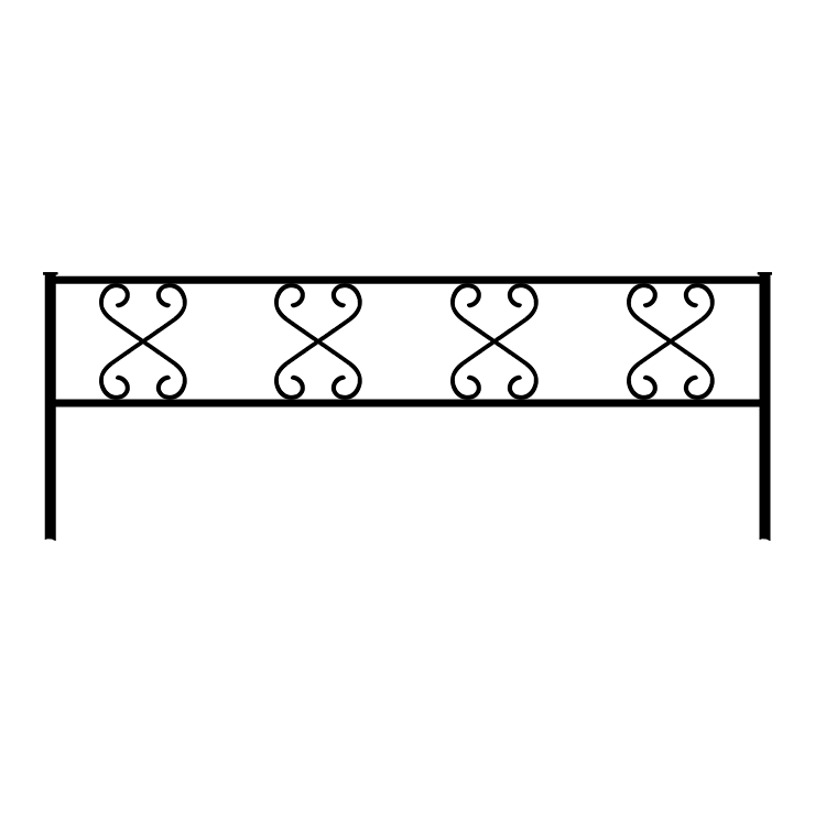Металлические оградки, столы, скамейки в Перми | Оградка №1