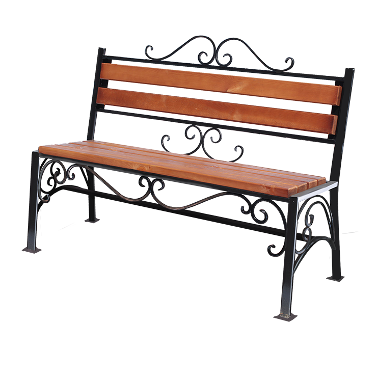 Кованые изделия в Перми | Кованая скамейка СТ.006