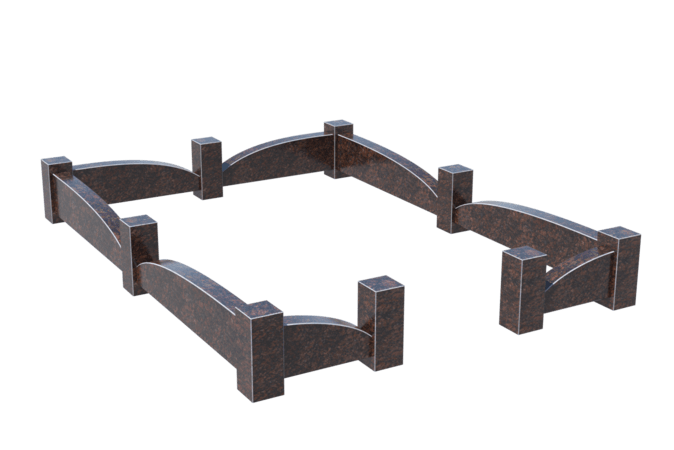 Цоколи на могилу в Перми | Цоколь на могилу №0043