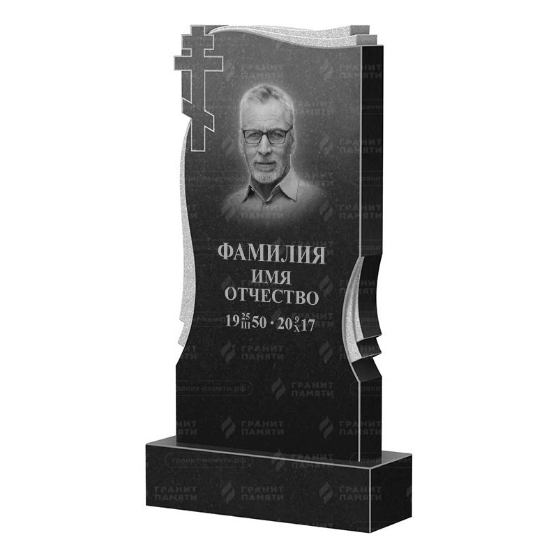 Памятники из гранита вертикальные в Перми | Гранитный памятник ФГ-185